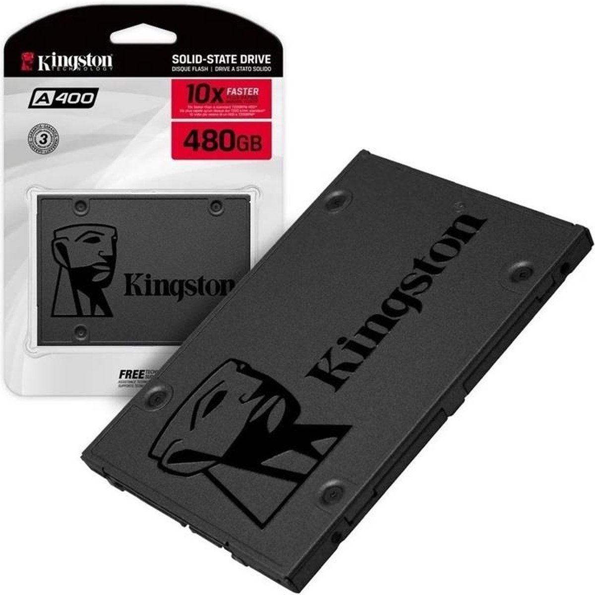 Kingston A400 - Interne SSD - 480 GB