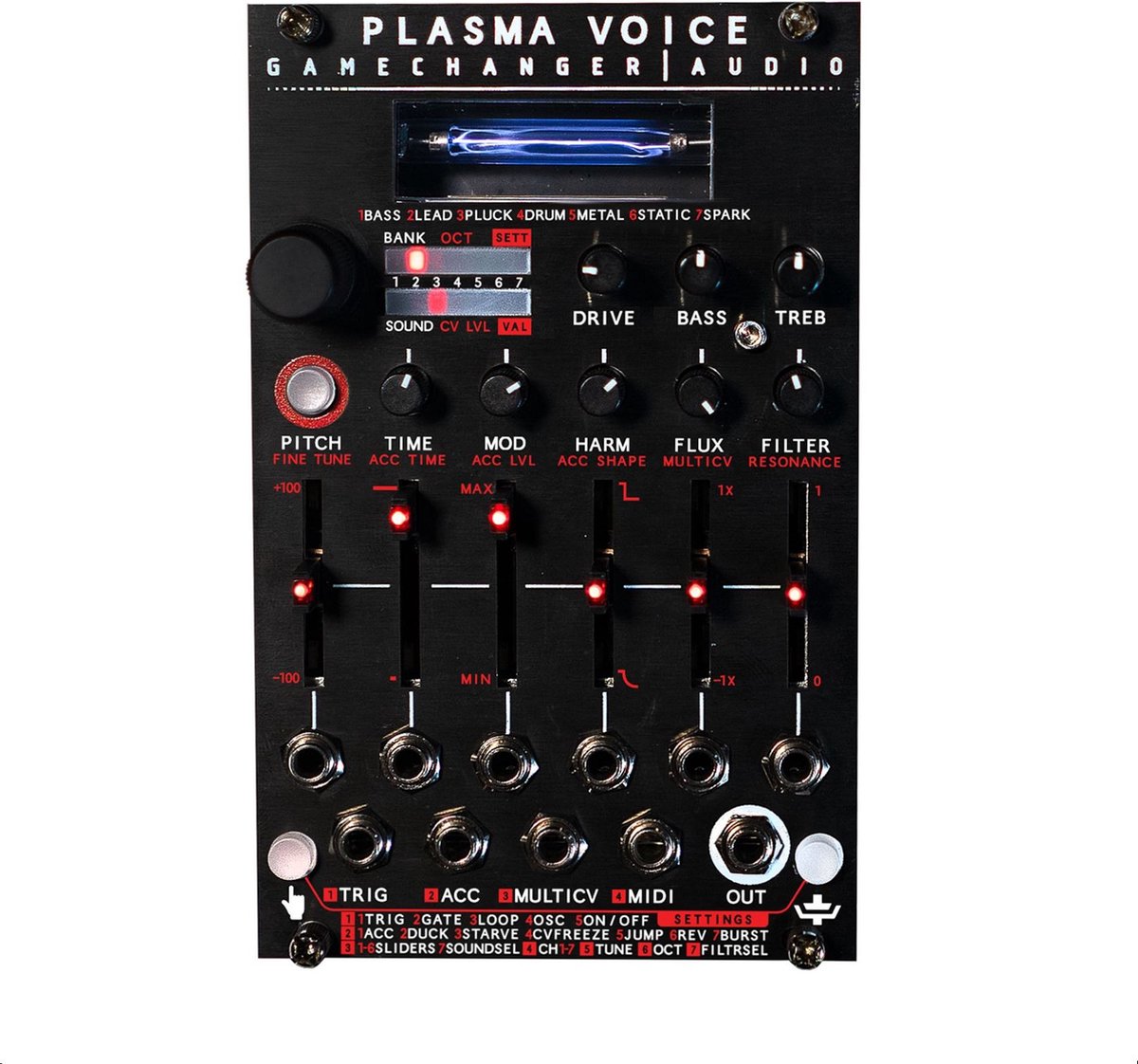 Gamechanger Audio Plasma Voice Eurorack - High voltage eurorack module