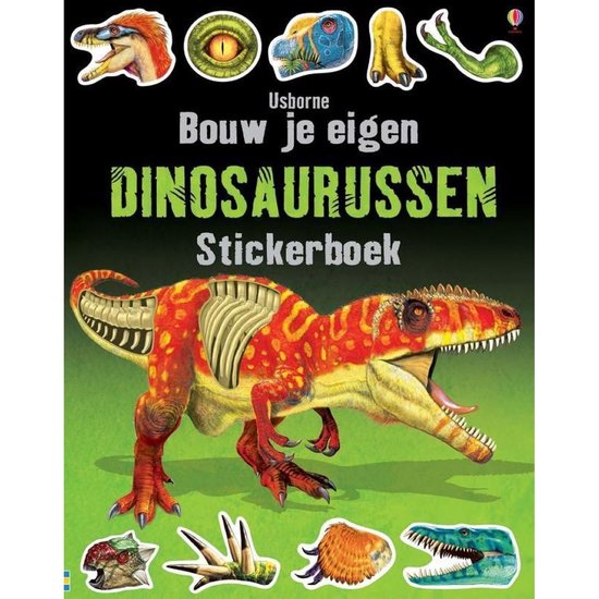 Bouw je Dinosaurussen eigen stickerboek - cover