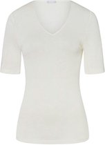 Hanro Woolensilk Sportshirt/Thermische shirt - 0795 White - maat 38 (38) - Dames Volwassenen - Polyester- 071417-0795-38