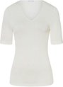 Hanro Woolensilk Sportshirt/Thermische shirt - 0795 White - maat 38 (38) - Dames Volwassenen - Polyester- 071417-0795-38