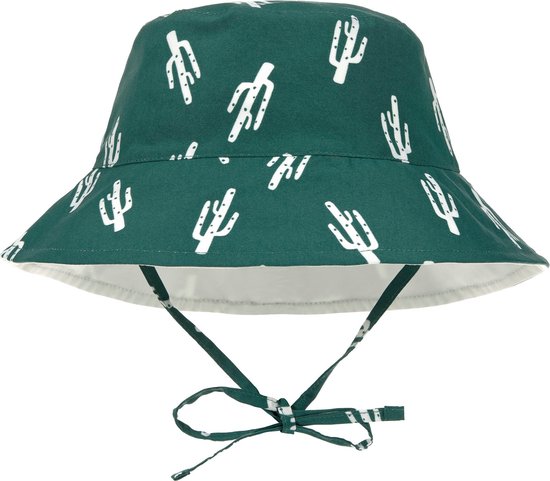 Lässig Splash & Fun Sun Protection Rond hoedje Zonnehoedje Cactus green, 07-18 maanden Maat 46/49