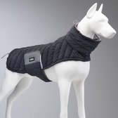 Lindo Dogs - Puffy Honden regenjas - Hondenjas - Hondenkleding - Regenjas voor honden - Waterproof/Waterdicht - Deep - Donkerblauw - Maat 8
