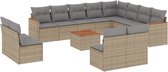 vidaXL-13-delige-Loungeset-met-kussens-poly-rattan-beige