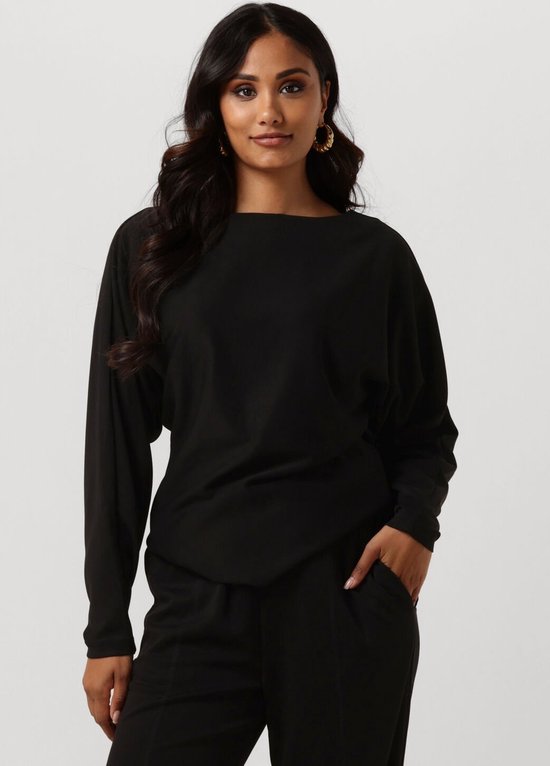 Simple Jer-lux-23-1 Tops & T-shirts Dames - Shirt - Zwart - Maat XL
