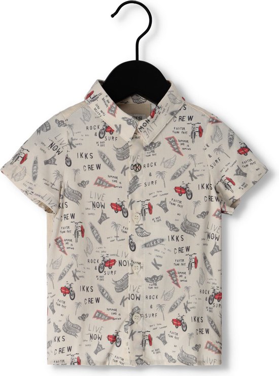IKKS Chemise Mc Polo's & T-shirts Unisex - Polo shirt - Beige - Maat 68