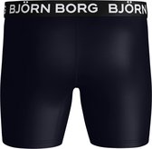 Björn Borg Performance boxers - microfiber heren boxers lange pijpen (1-pack) - blauw - Maat: M