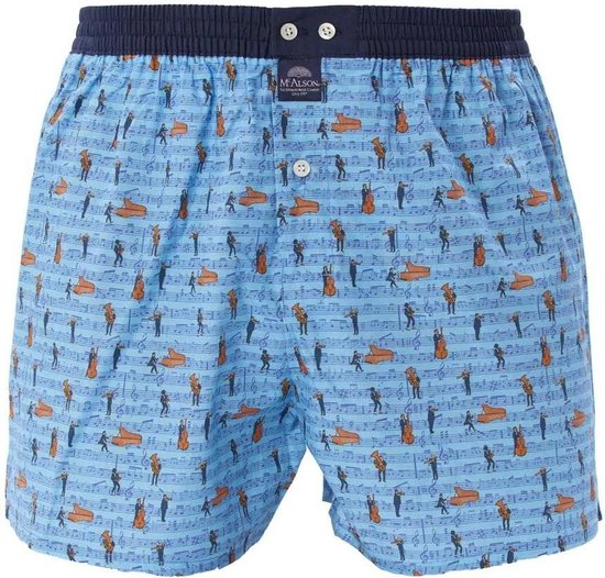 Caleçon large McAlson Blauw Katoen XL