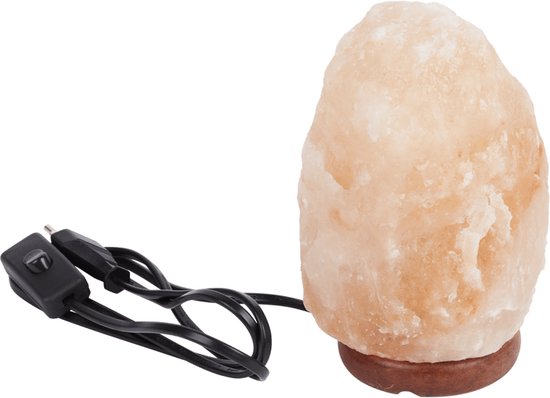 Lampe en pierre de sel - DeLuxa - Absolu Chic - Lampe en pierre de sel