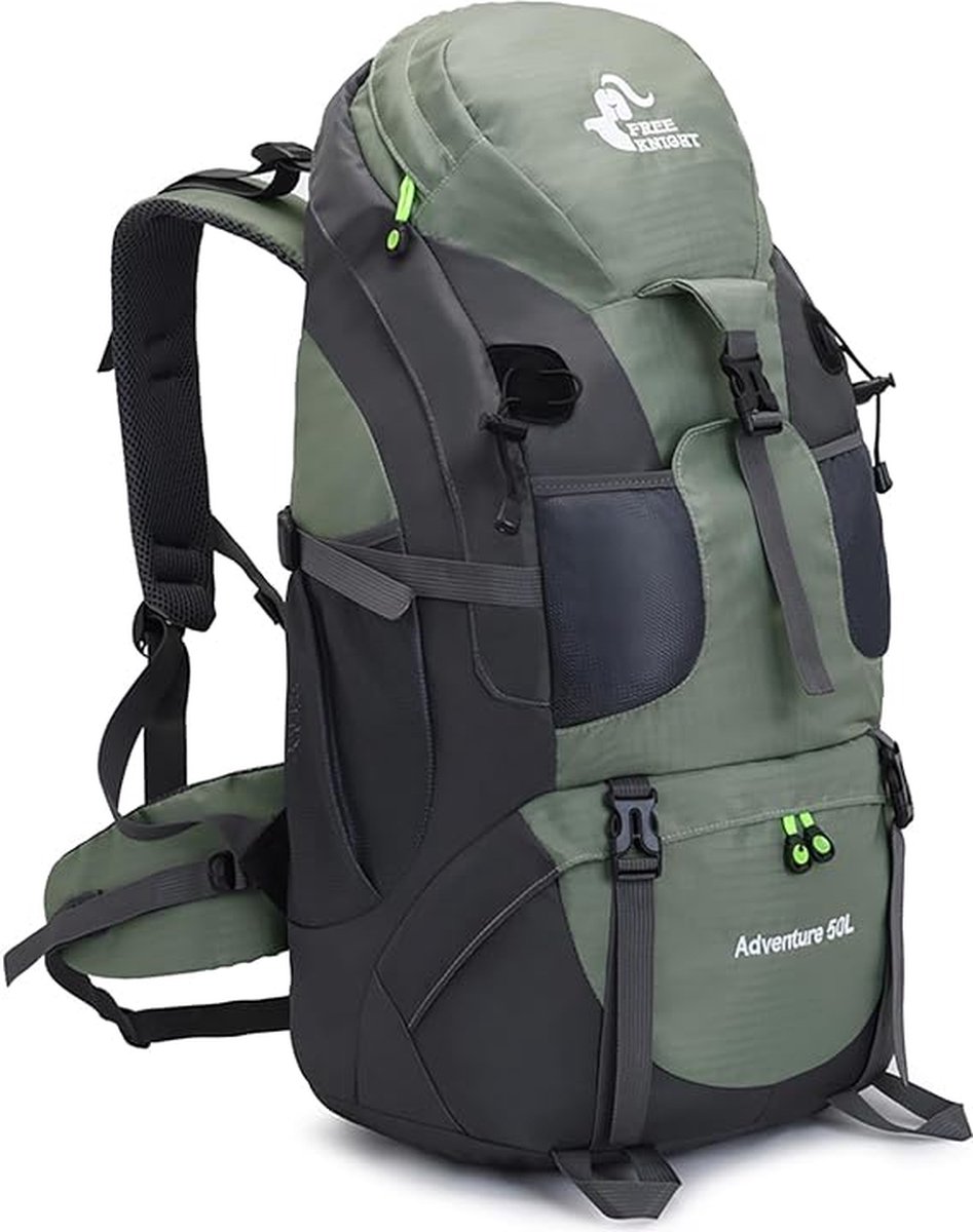 Skysper Opvouwbare kleine rugzak, 20 liter, lichtgewicht, wandelrugzak met borstriem, opbergbare reisrugzak voor vrouwen en mannen, Groen, S