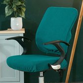 Stoel Hoes-Stoelhoezen-stoelen stretch -Hoes voor gamingdraaistoelAfneembaar en wasbaarmet -Bureaustoelhoes - 1 set zachte stretch spandex stoelhoezen voor bureaustoel