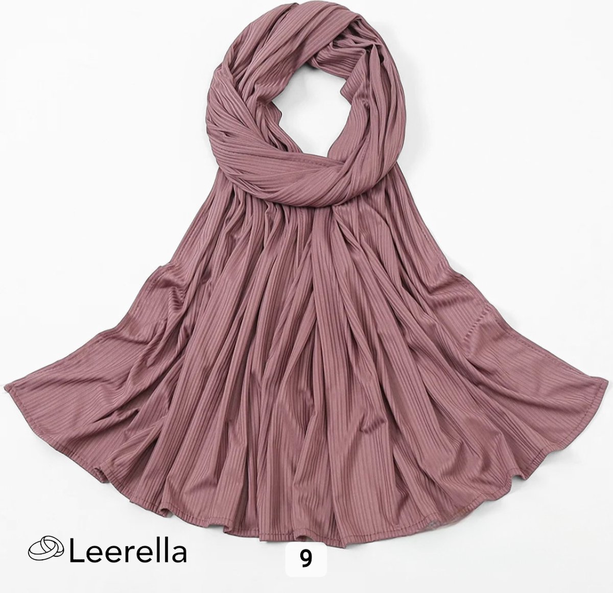 Leerella Oogverblindende Dames Sjaals – Hijab Paars CLR9- Monochrome Strepen in Nieuwe Mode 170x70cm: Een Perfect Moederdag, Verjaardag of Valentijnsdag Cadeau - Beschikbaar in 15 Prachtige Kleuren!
