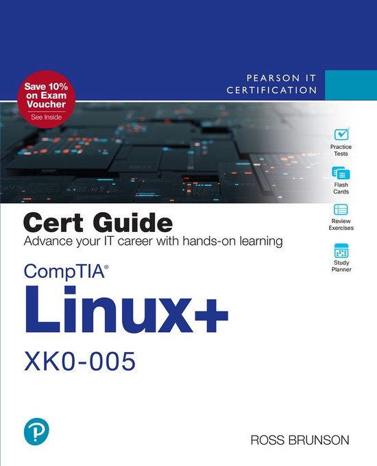 CompTIA Linux+ XK0-005 Cert Guide - cover