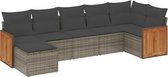 vidaXL-7-delige-Loungeset-met-kussens-poly-rattan-grijs