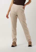 Penn & Ink Trousers Leatherlook Broeken Dames - Beige - Maat XS