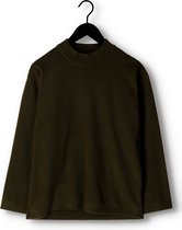 Another Label Luktar Knitted Pull L/s Truien & vesten Dames - Sweater - Hoodie - Vest- Donkergroen - Maat M/L