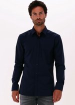 Hugo Elisha02 Overhemden Heren - Blauw - Maat 40