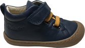 Naturino - Pichai - Mt 24 - velcro gele elastiek bumper effen lederen sneakers - Navy