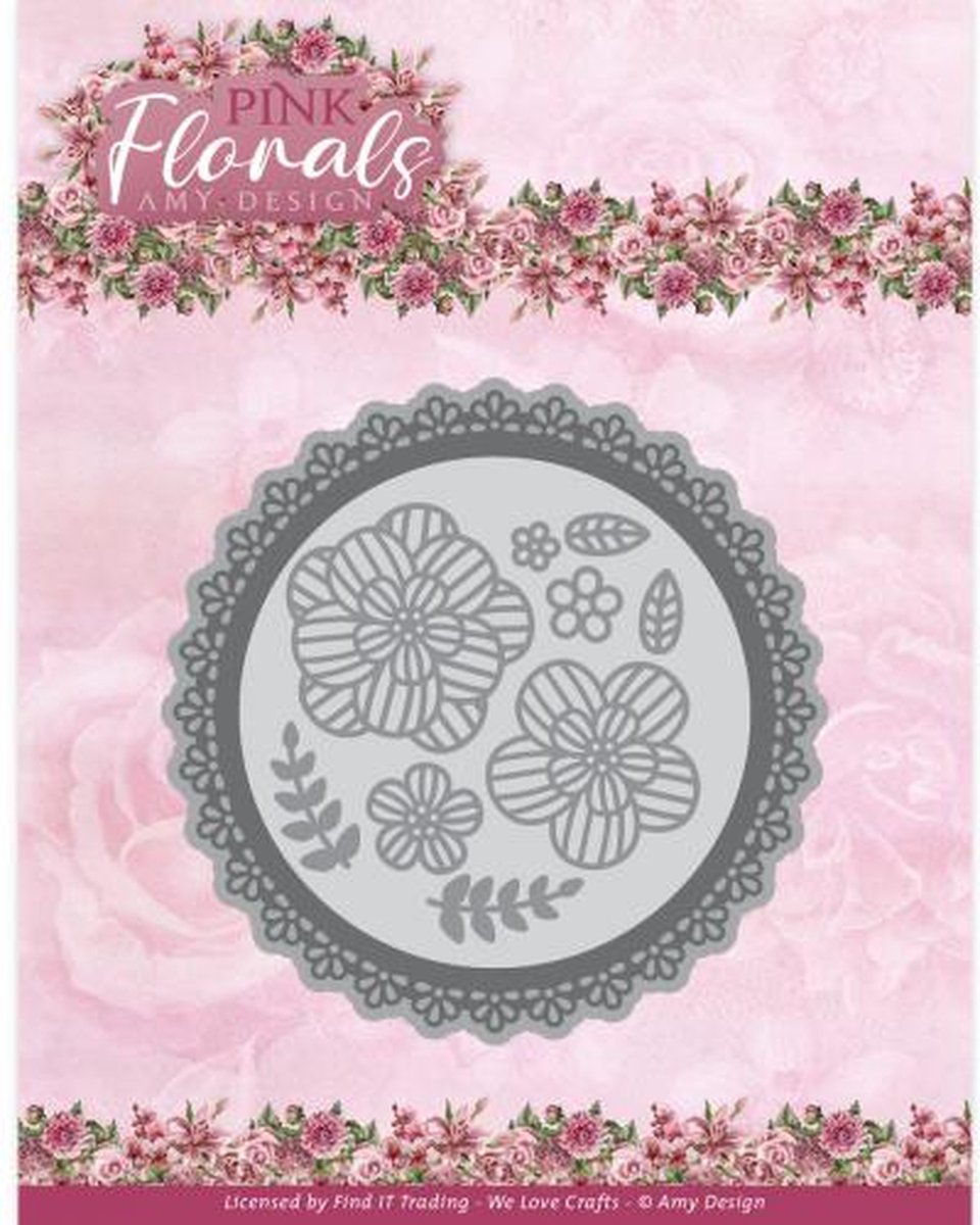 Dies - Amy Design - Pink Florals - Floral Elements