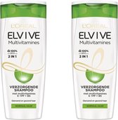 Elvive Shampoo - Multivitamines 2-in-1 - 2 x 250 ml