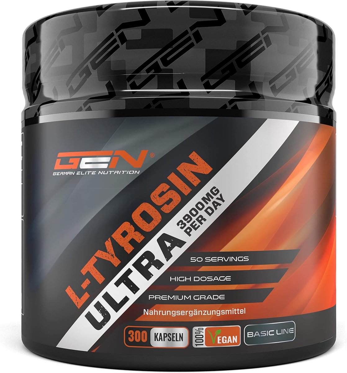 Goedkoopste L-Tyrosine Ultra - 300 capsules met elk 650 mg - Zuiver aminozuur uit plantenfermentatie - Veganistisch - Hoog gedoseerd