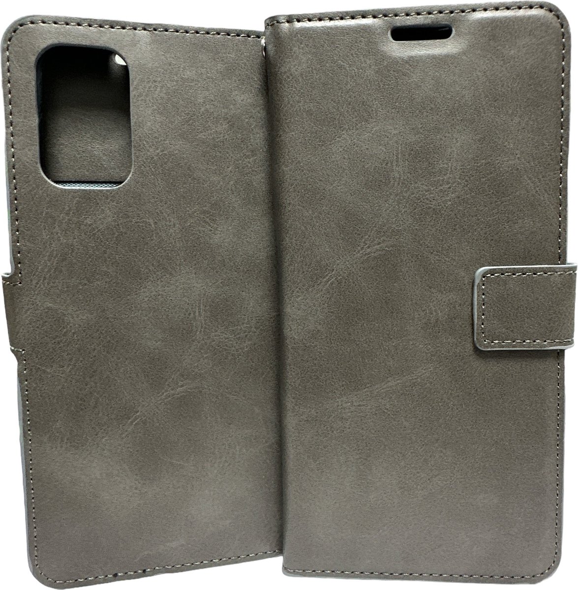 Portemonnee Book Case Hoesje Geschikt voor: Samsung Galaxy S20 Plus - Grijs