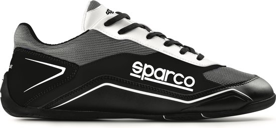 Sparco S-pole sneakers Zwart-Grijs-Wit - maat 45