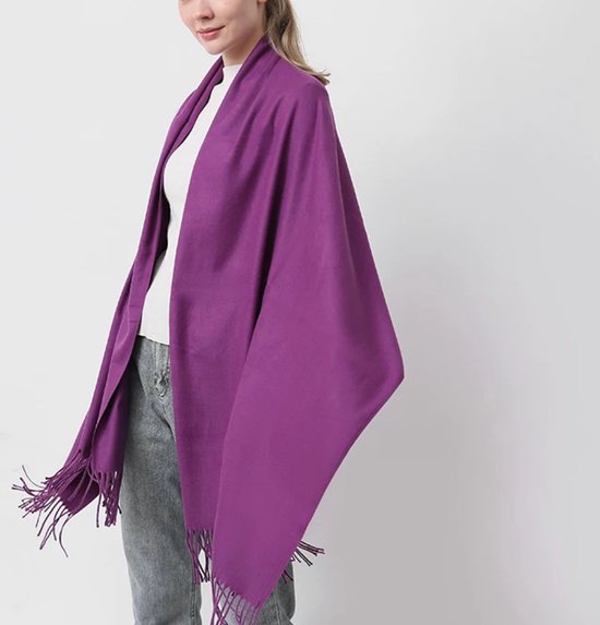 L-200cm*70cm Dames imitation cashmere Sjaal Shawl Effen Kleur, un en licht van gewicht, ideaal voor het dragen in de lente