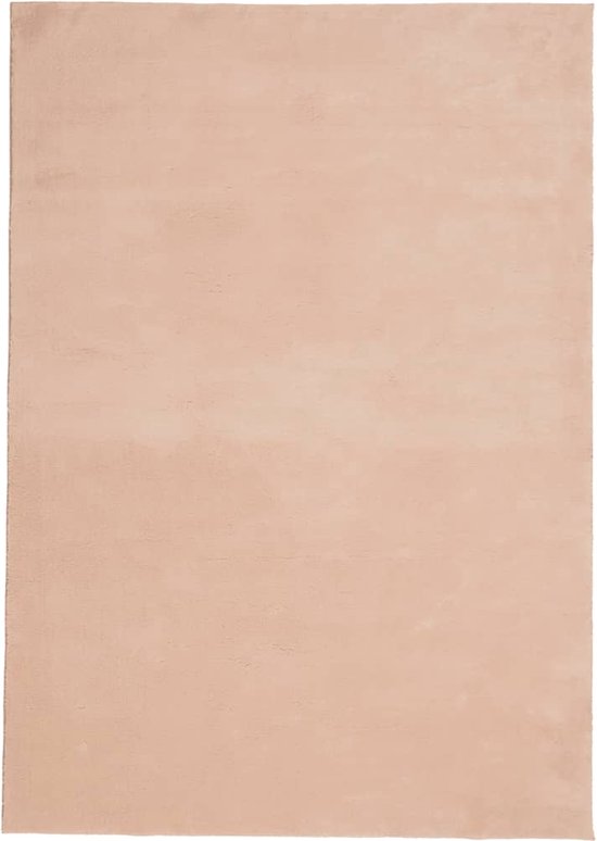 vidaXL - Vloerkleed - HUARTE - laagpolig - zacht - wasbaar - 160x230 - cm - roze