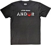 Disney Star Wars - Andor Logo Heren T-shirt - L - Zwart