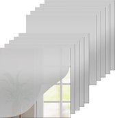 Pakket van 10 30 x 30 cm Spiegeltegels Zelfklevende Spiegelwandsticker Woonkamer Muur Kleine Spiegel om op te plakken Zelfklevende Spiegel voor Badkamer Thuis Spiegel
