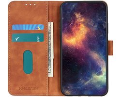 KHAZNEH Xiaomi Redmi Note 13 Pro 5G / Poco X6 Hoesje Book Case Bruin