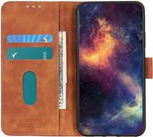 KHAZNEH Xiaomi Redmi Note 13 Pro Plus Hoesje Wallet Book Case Bruin