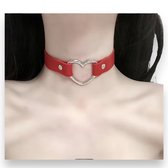 Sexy Punk Style Choker in Rood