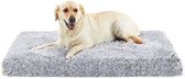 Hondenkussen bank - Hondenkleed bank - Bankbescherming hond - Hondenkussen voor op de bank - L 122 x B 74 x H 10 cm/Lichtgrijs