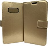 Portemonnee Book Case Hoesje Geschikt voor: Samsung Galaxy S10E - goud