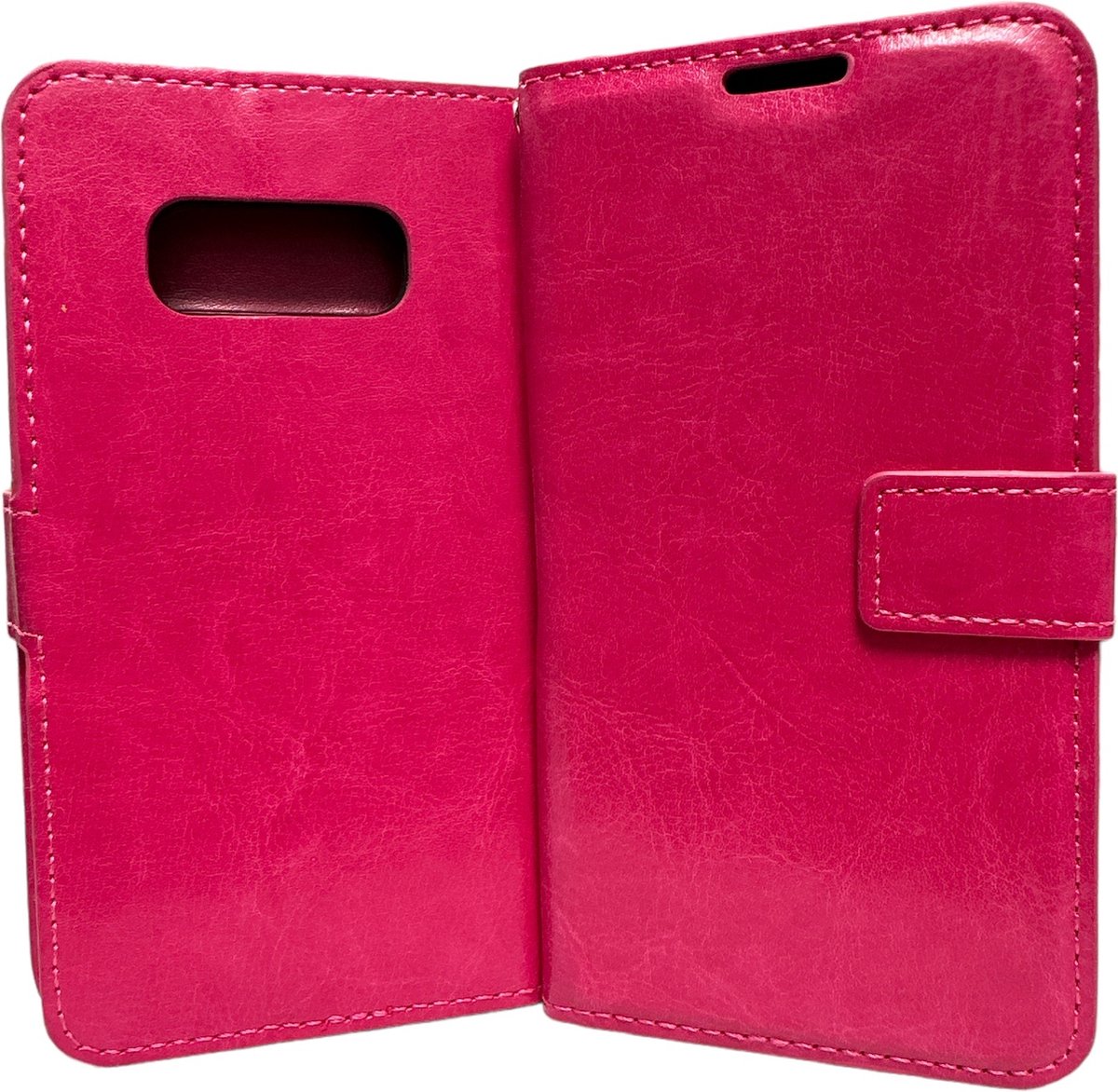 Portemonnee Book Case Hoesje Geschikt voor: Samsung Galaxy S10E - rood