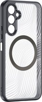 Dux Ducis Aimo Geschikt voor Samsung Galaxy S24 - Back Cover met Magneet Zwart