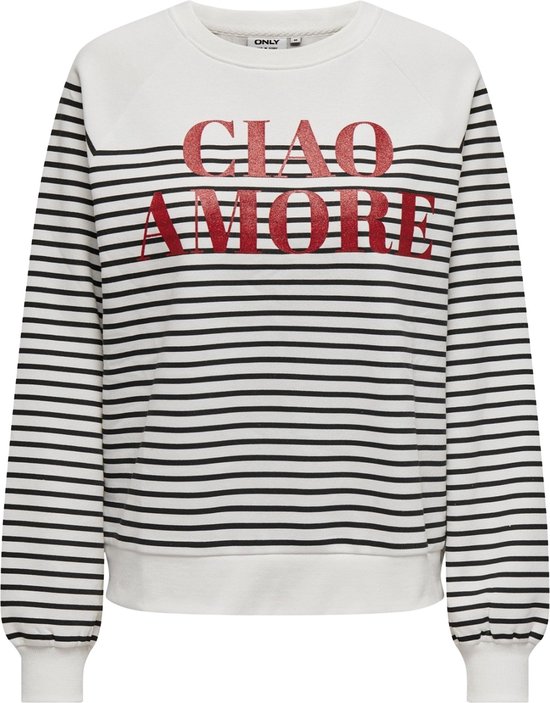 Only Trui Onldrew L/s Amore O-neck Cs Swt 15315951 Cloud Dames