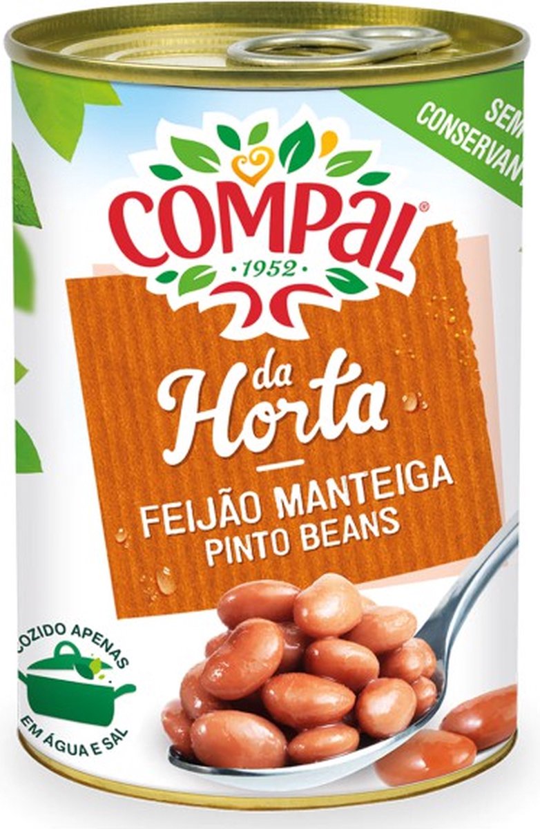 Compal Horta Feijão Manteiga/Compal Horta Pinto Beans (845g)