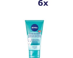 NIVEA Dagelijkse Reiniging Gezichtsscrub - 6 x 150 ml - Voordeelverpakking
