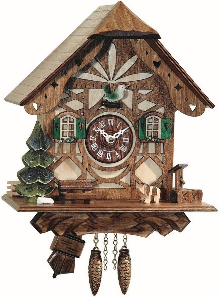 Engstler - 0188 QP - Wandklok met slinger - Quartz