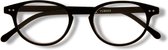 Noci Eyewear YCB003 lunettes de lecture Boston +4,50 - noir mat - avec pochette de rangement