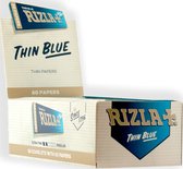 Rizla+ - Blauw - Vloei - Doos 50 stuks