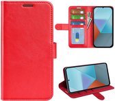 Xiaomi Redmi Note 13 Pro 5G Hoesje - MobyDefend Wallet Book Case (Sluiting Achterkant) - Rood - GSM Hoesje - Telefoonhoesje Geschikt Voor Xiaomi Redmi Note 13 Pro 5G