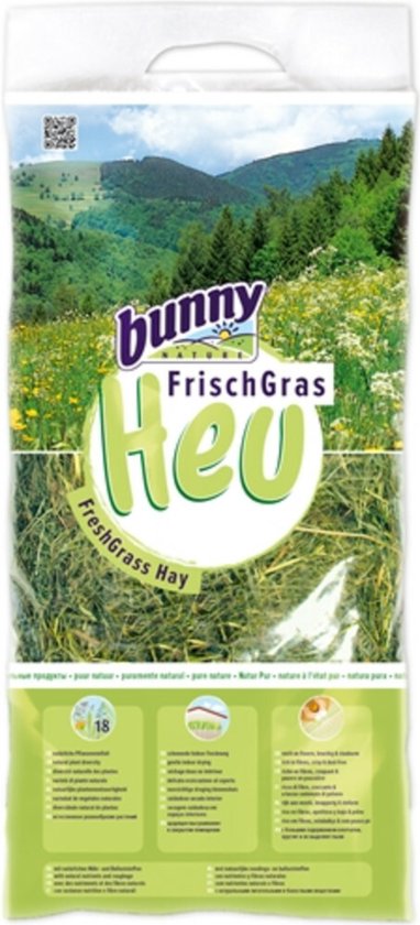 Bunny Nature Vers Gras Hooi - 3 x 750 gr - Voordeelverpakking