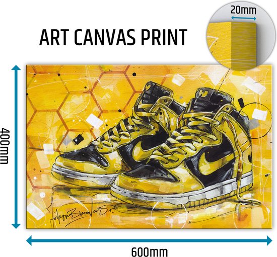 Sneaker canvas Wu-Tang LE 60x40 cm