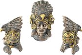 Exo Terra - Ornamenten - Reptielen - Aztec Warrior Schuilgrot - 15,5x14x22cm - 1st