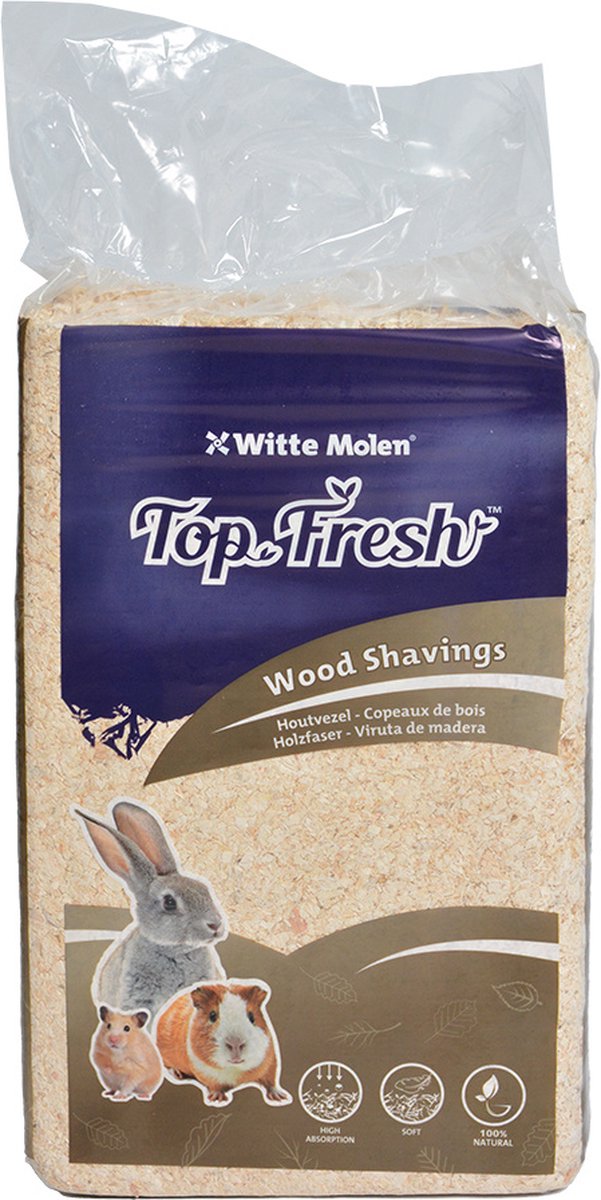 Top fresh houtvezel Naturel 1 kg