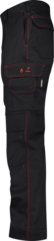 Vlamvertragende werkbroek met kniezakken